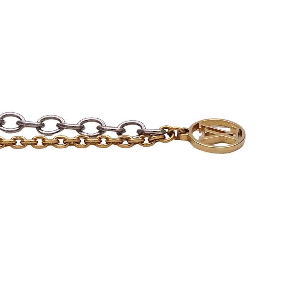 LOUIS VUITTON Gold Necklace - Picture 4 of 10